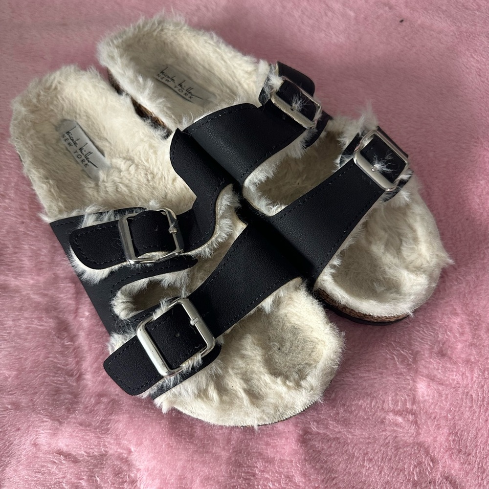 Nicole Miller New York Bettina Slide Sandals - Size 8